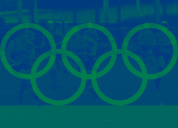 green olympic rings